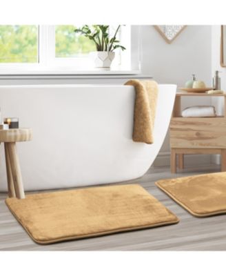 Non-Slip, Ultra Soft Plush, Memory Foam Bath Rug - Large 20"x32" - 2 Pack