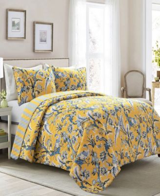 Lush Decor Dolores Vorhänge – Lichtfilternd, 2-teilig, Pfauen-Design, 132x274 Cm, Marineblau/Multi