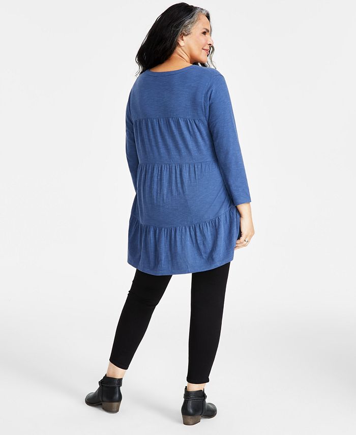 Style & Co Plus Size Fleece Tunic