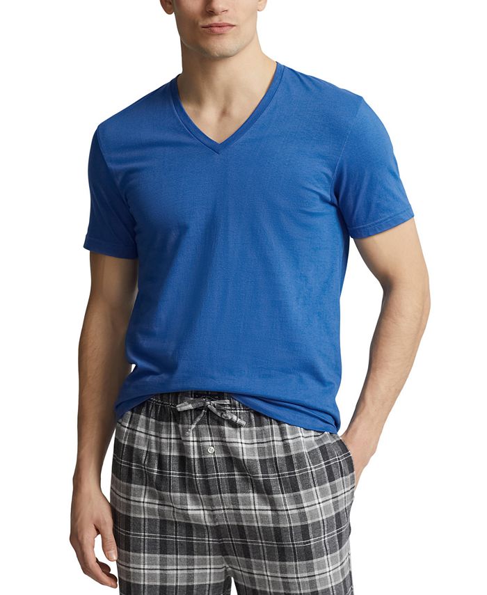 Polo Ralph Lauren Men's 3-Pk. Classic Cotton V-Neck T-Shirts - Macy's