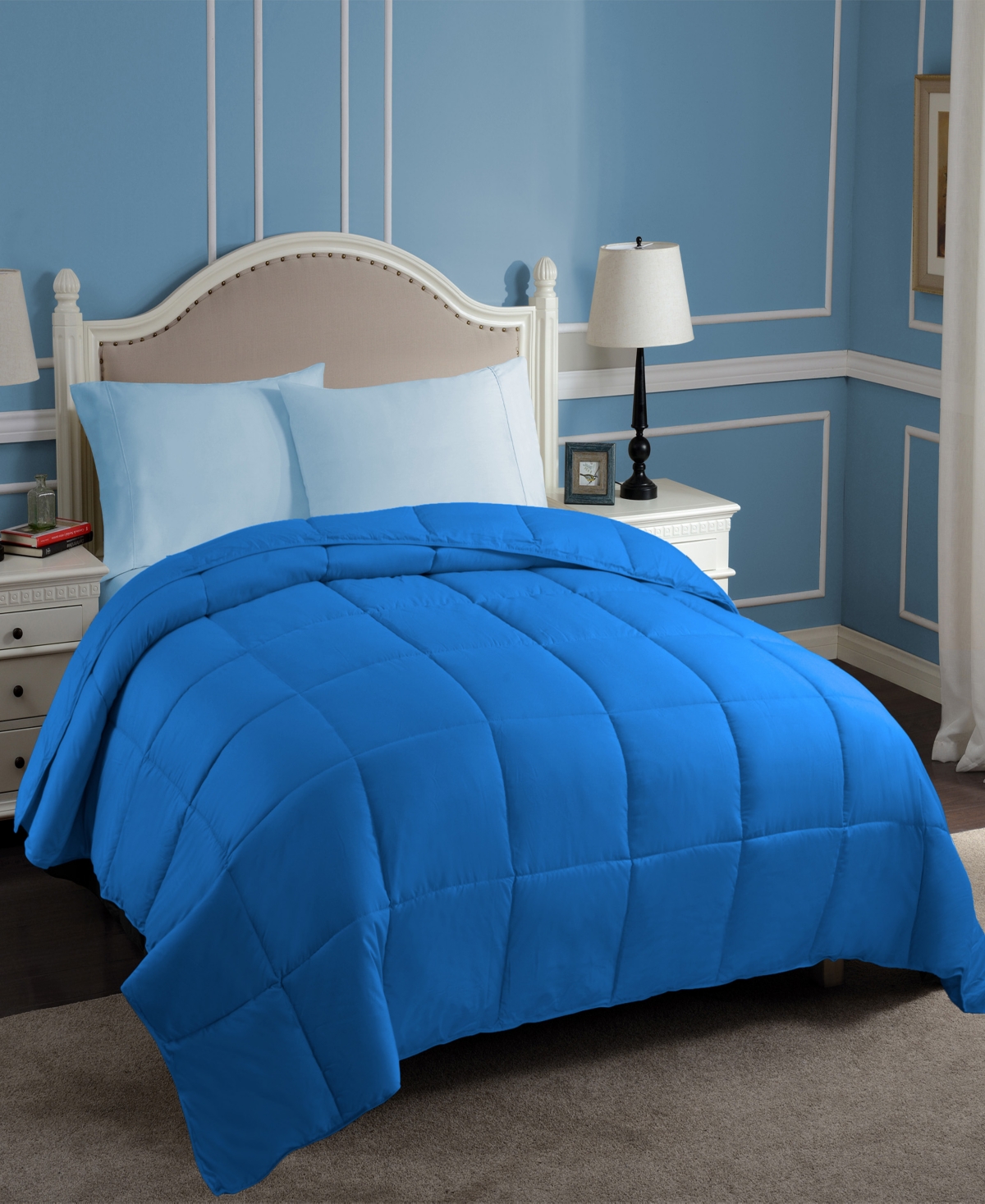 Superior All Season Down Alternative Reversible Comforter, Full/Queen