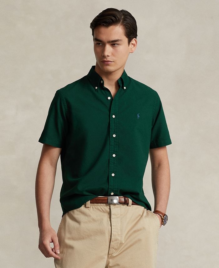 Ralph lauren green oxford shirt sale