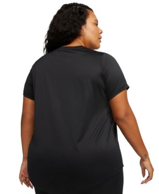 Plus Size Active Dri-FIT Women's Short-Sleeve Logo T-Shirt 