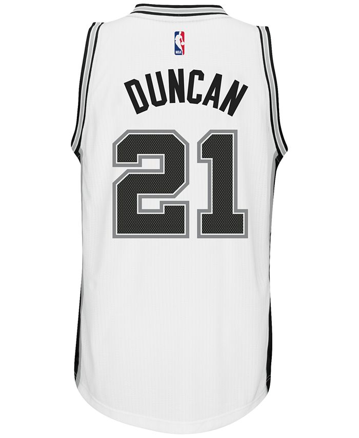 adidas Men's Tim Duncan San Antonio Spurs Swingman Jersey - Macy's