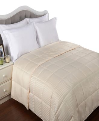 Stripe Hypoallergenic Down Alternative Blanket, King