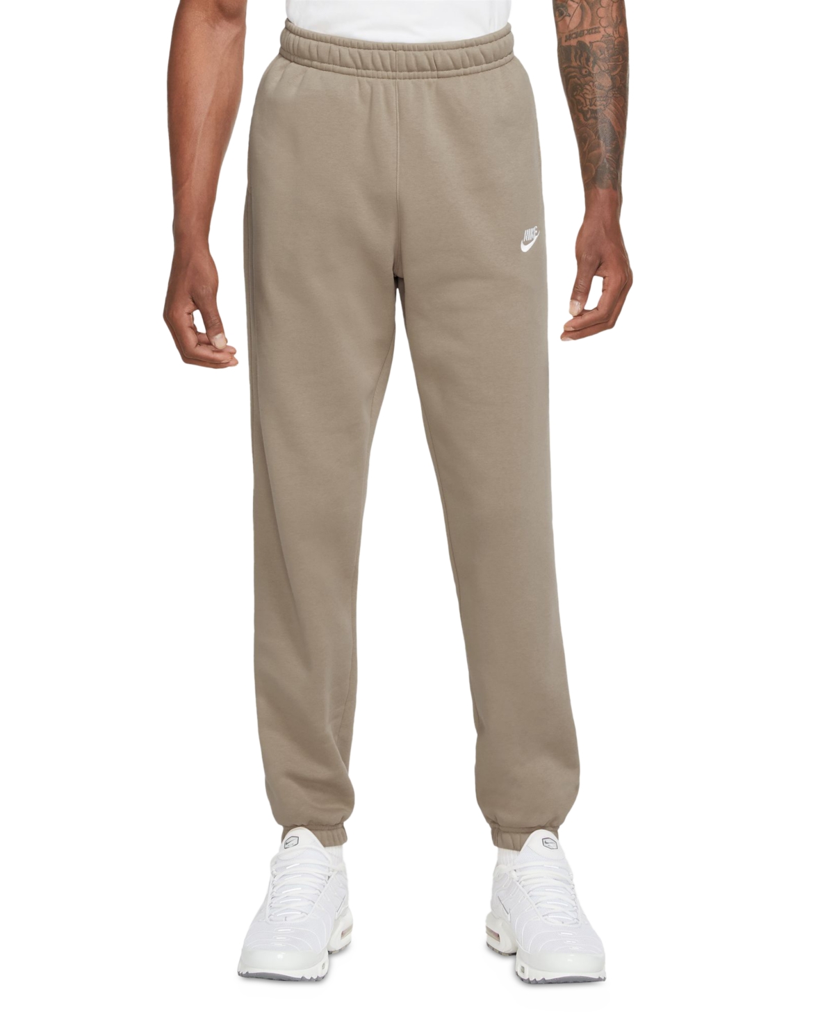 Nike Men's Sportswear Club Fleece Pants In Khaki
