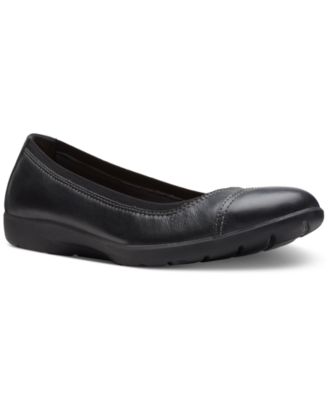 Clarks - Women's Meadow Opal Cap-Toe Comfort Flats