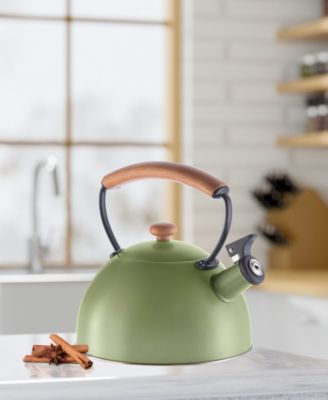 2.5 Litre Whistling Tea Kettle with Wood Handle