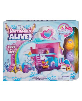 Alive Hatchi-Nursery Playset with 4 Mini Figures in Self-Hatching Eggs