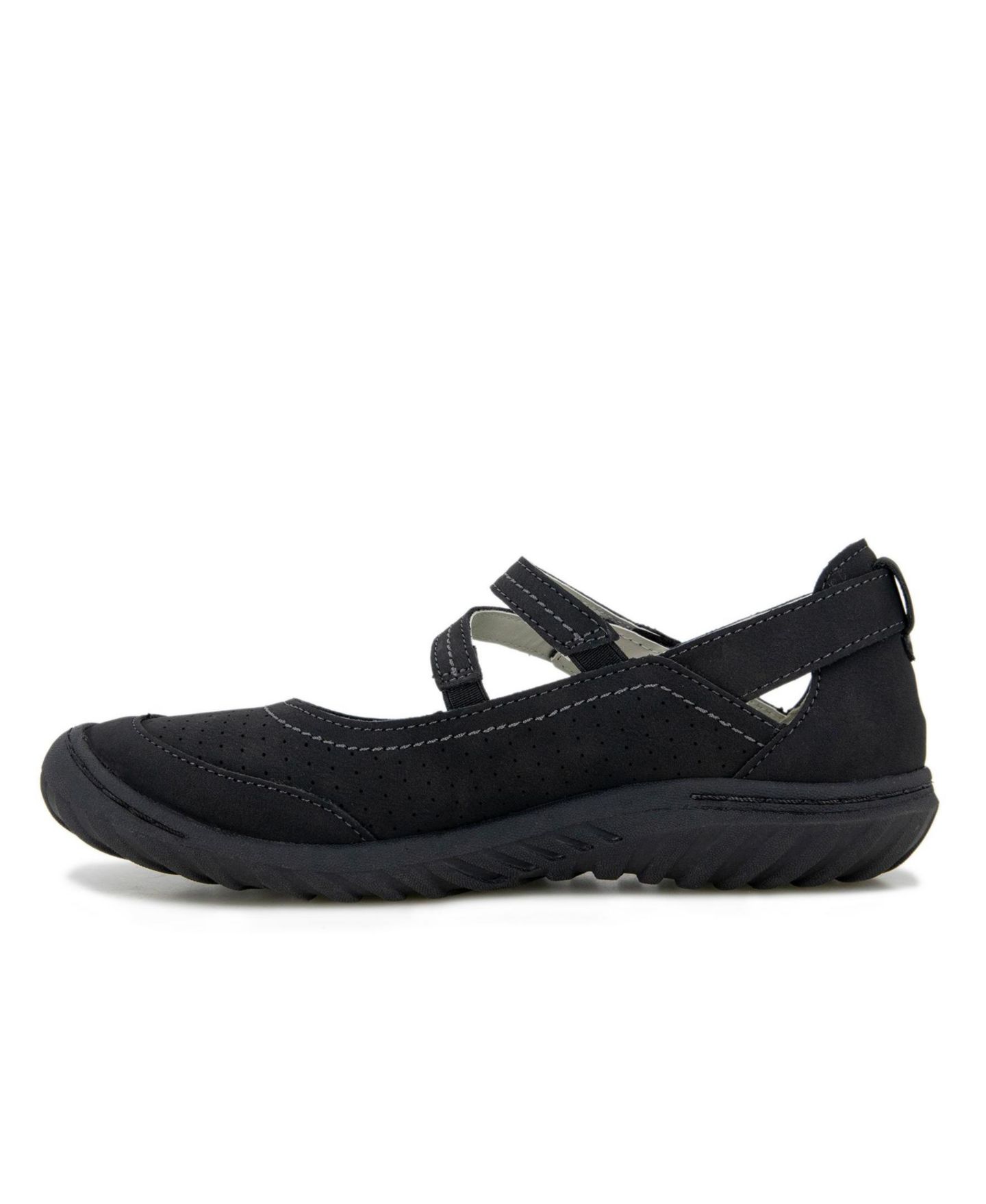 Обувь JBU Women's Fawn Casual Flat Mary Jane Shoe, цвет: Чёрный — фото 5