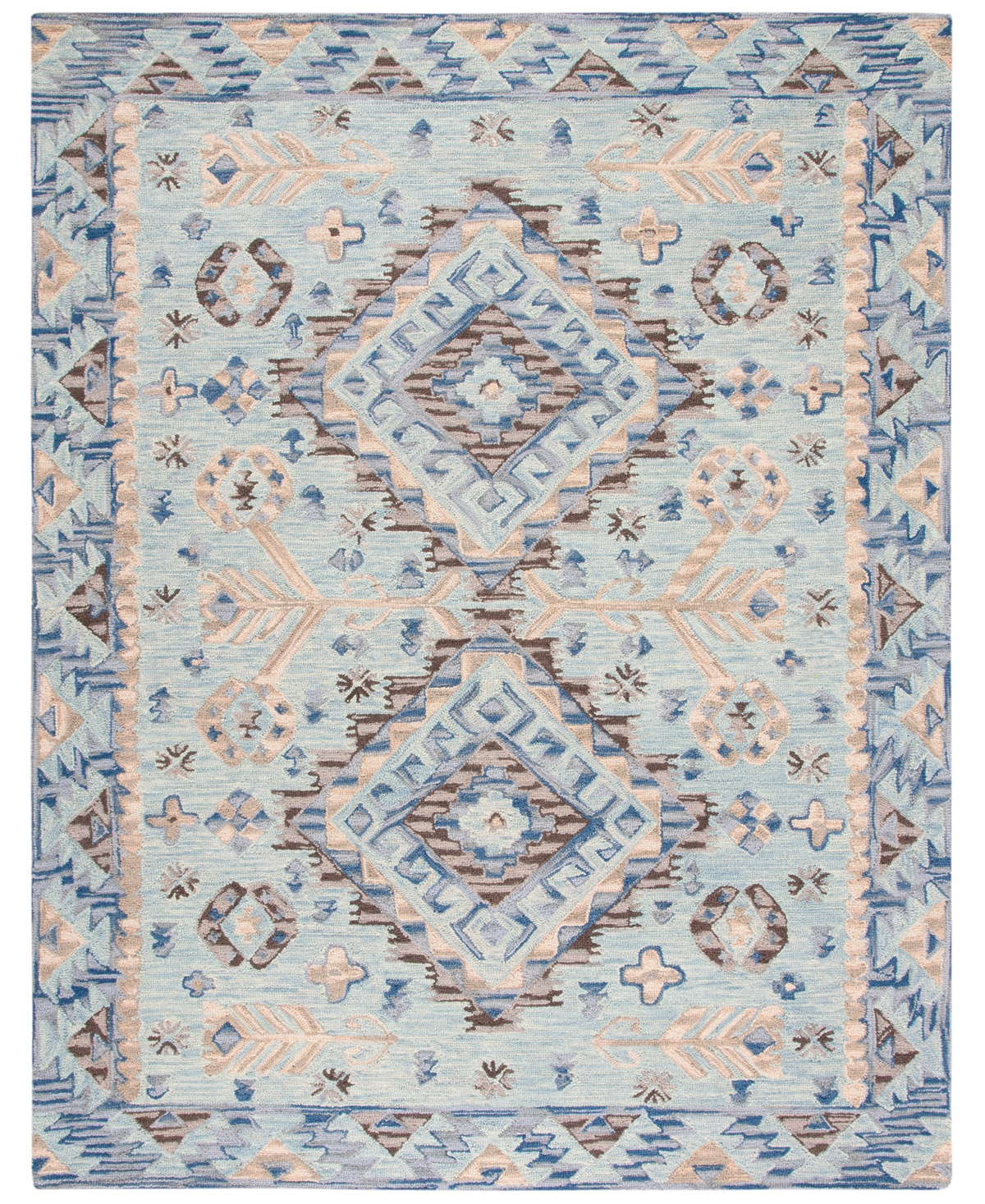 Safavieh Aurora APN504 10' x 14' Area Rug - Blue, Beige