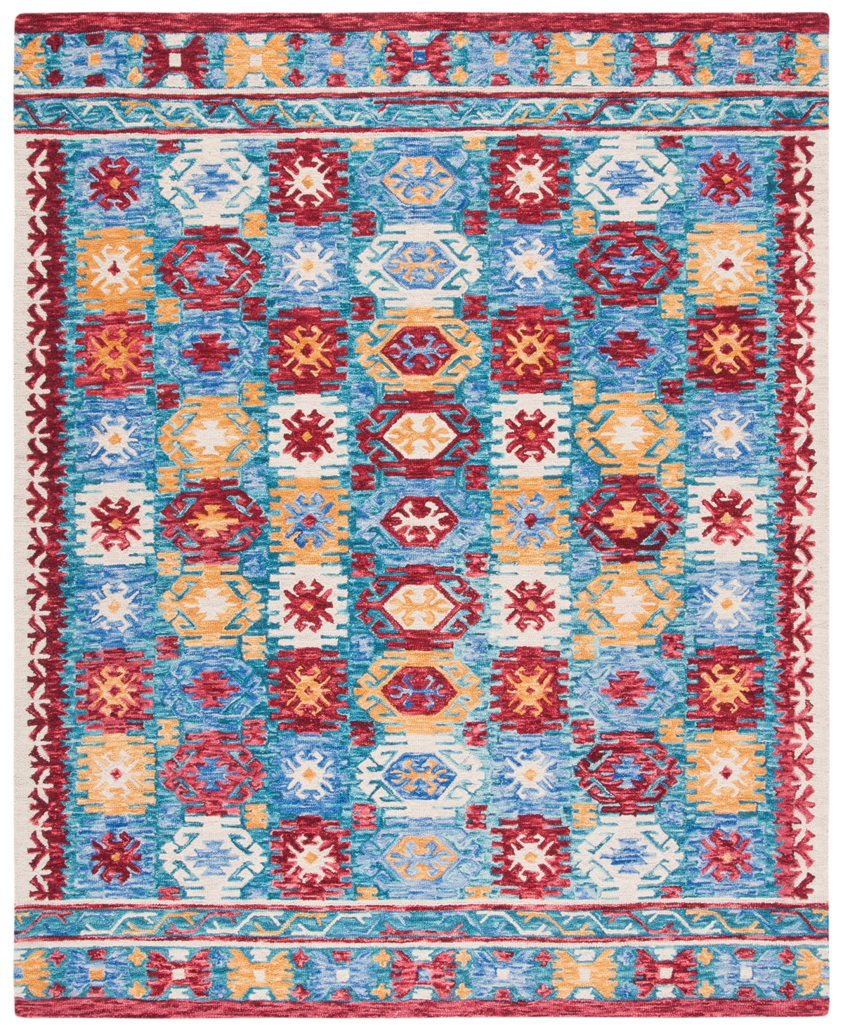 Safavieh Aurora APN505 8' x 10' Area Rug - Blue, Red