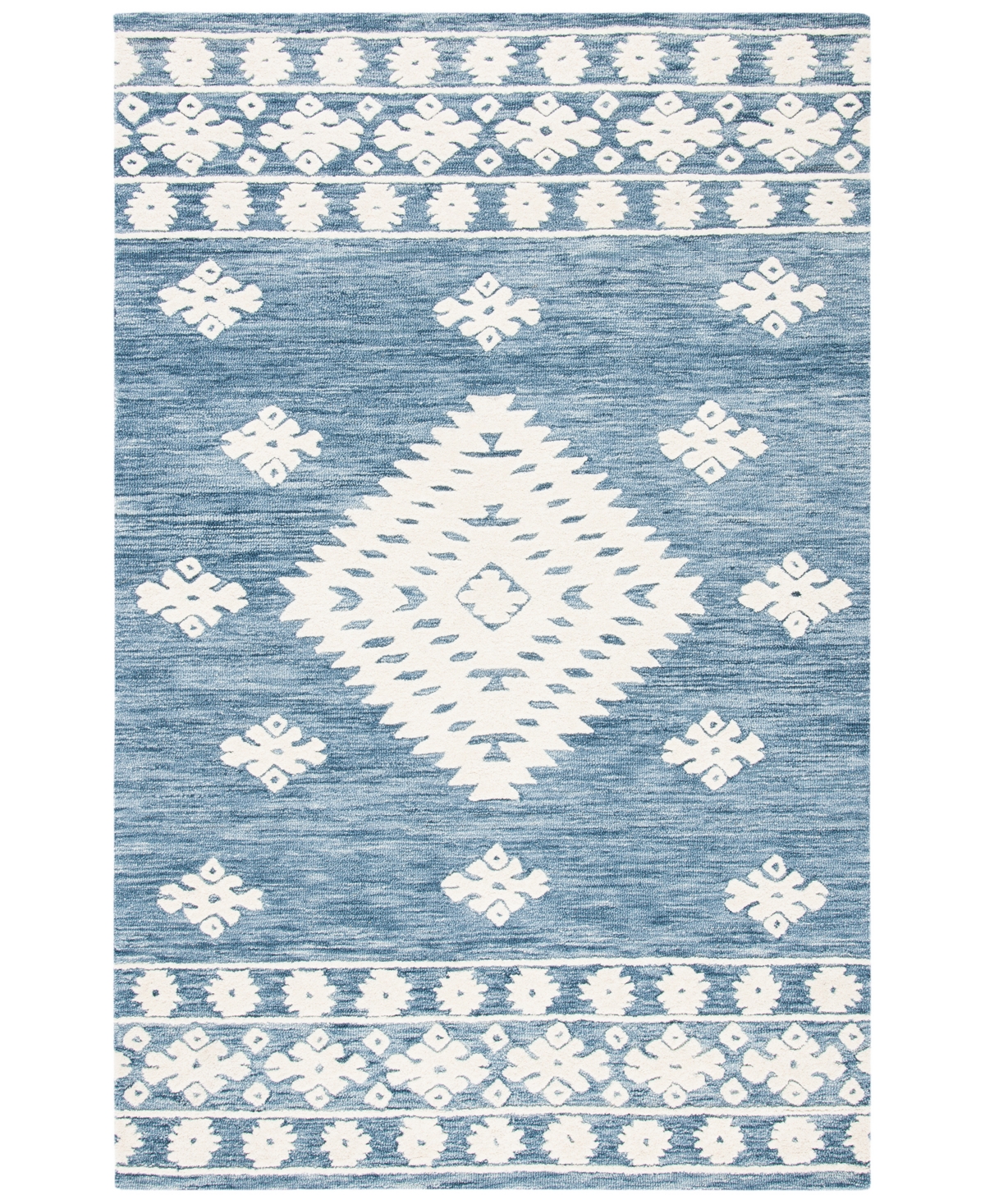 Safavieh Aurora APN550 8' x 10' Area Rug - Navy, Ivory