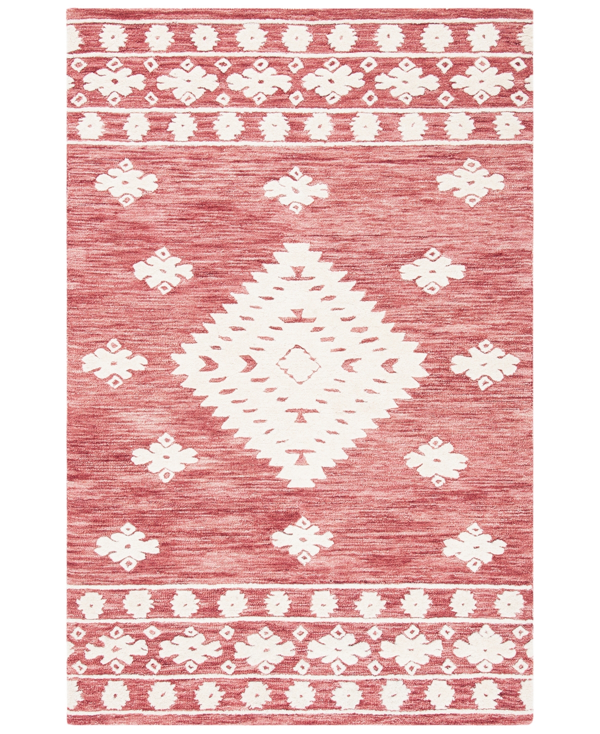 Safavieh Aurora APN550 8' x 10' Area Rug - Rust, Ivory
