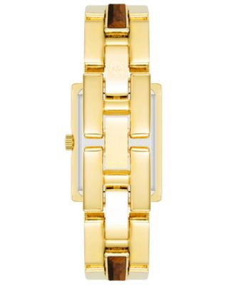 Women's Quartz Gold-Tone Alloy Watch, 28mm x 21mm