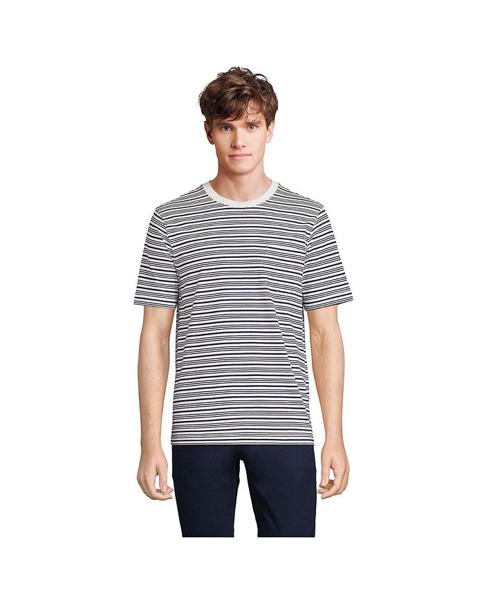 Lands' End Men's SuperT Short Sleeve TShirt with Pocket Macy's