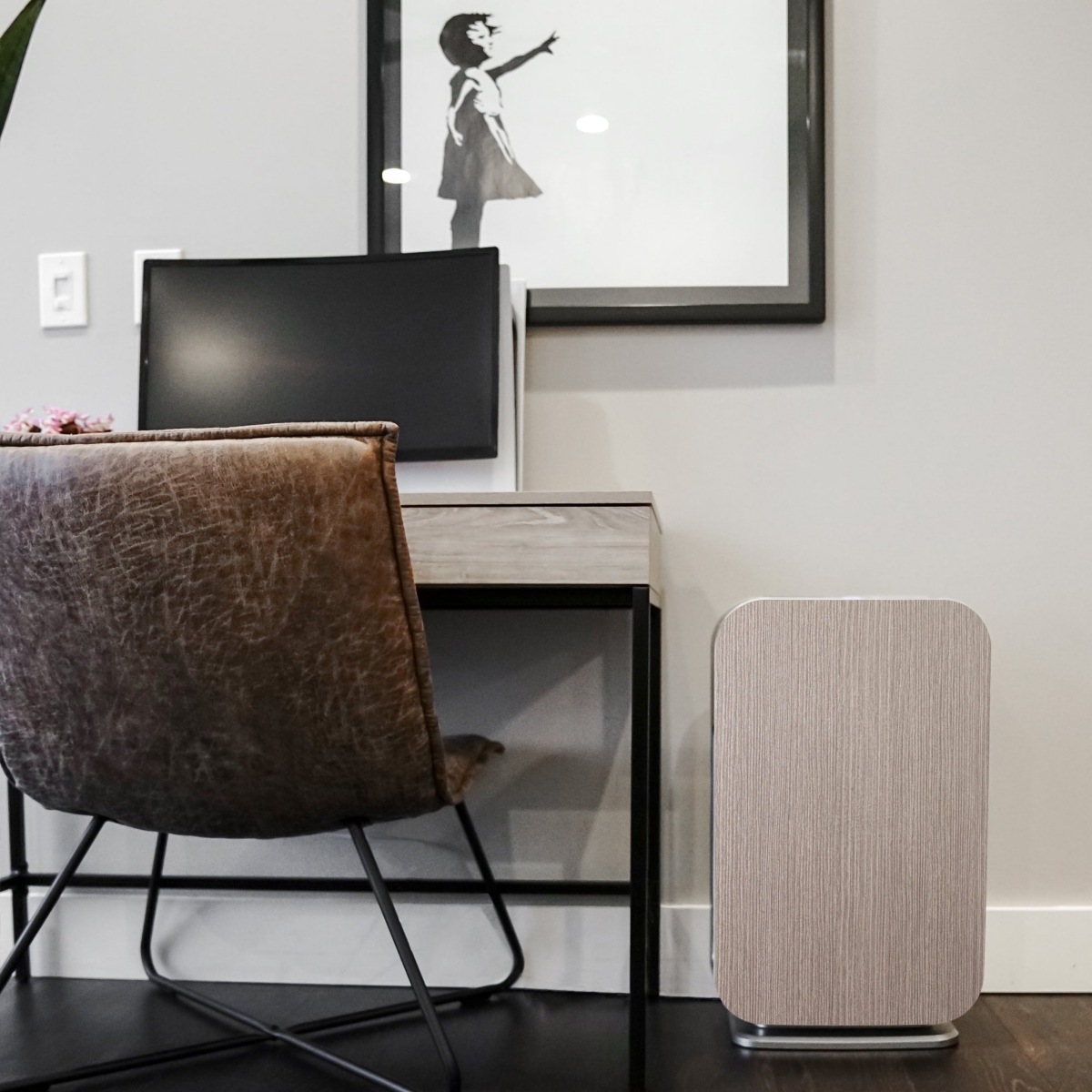 Alen BreatheSmart 45i 800 Sq. Ft. Air Purifier with Odor Hepa Filter for Allergens, Dust, Pet Dander & Odors - Weathered-gray