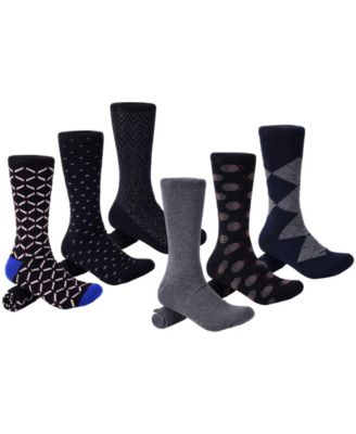Men's Astral Nightfall Dress Crew Socks 6 Pack