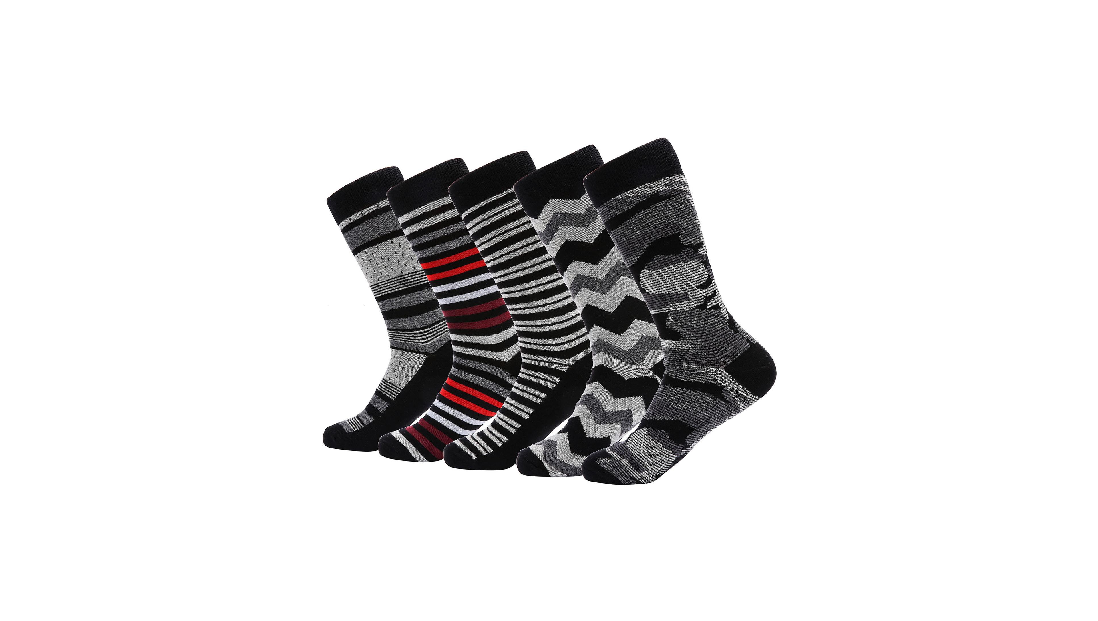 Men's Starry Sky Crew Socks 5 Pack