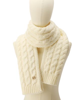 Women's Moving Cables Knit Scarf