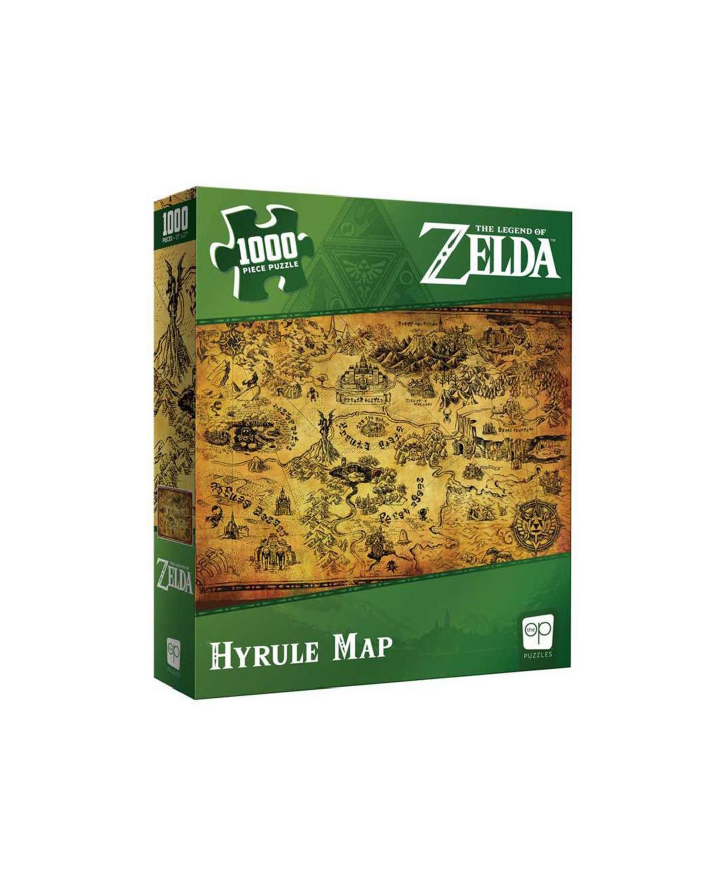 Детский пазл USAopoly Legend of Zelda Hyrule Map 1000 Piece Puzzle, от 3 лет — фото 1