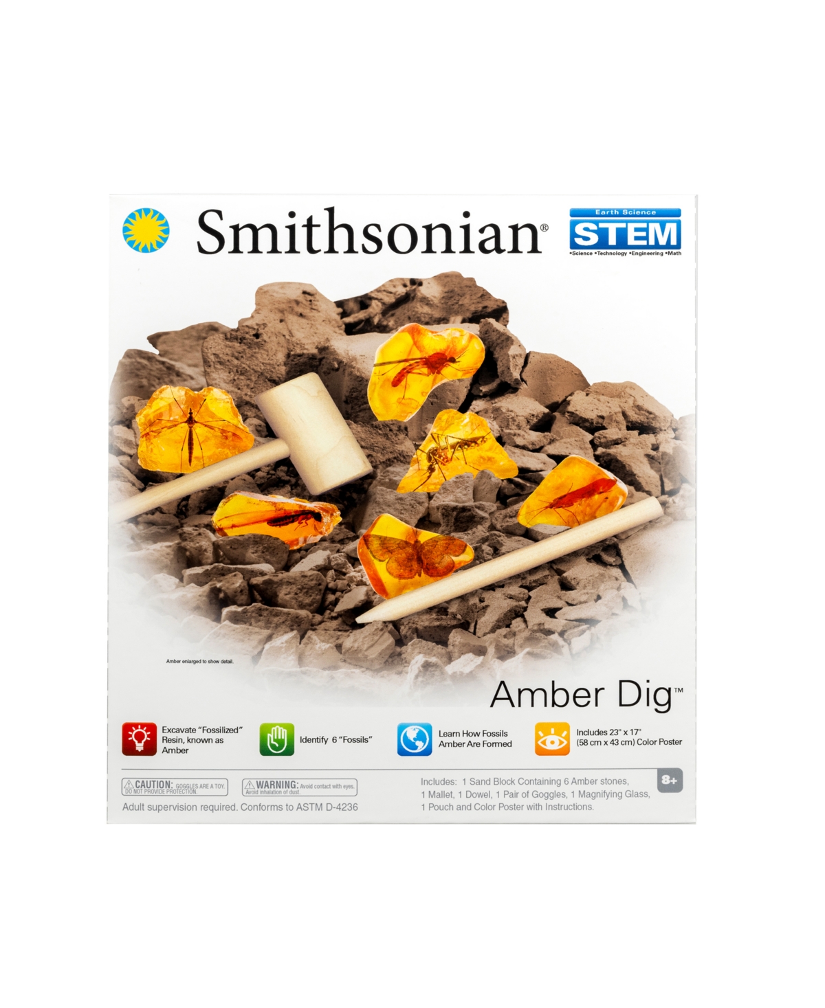 Shop Nsi Smithsonian Amber Dig Science Kit In Multi