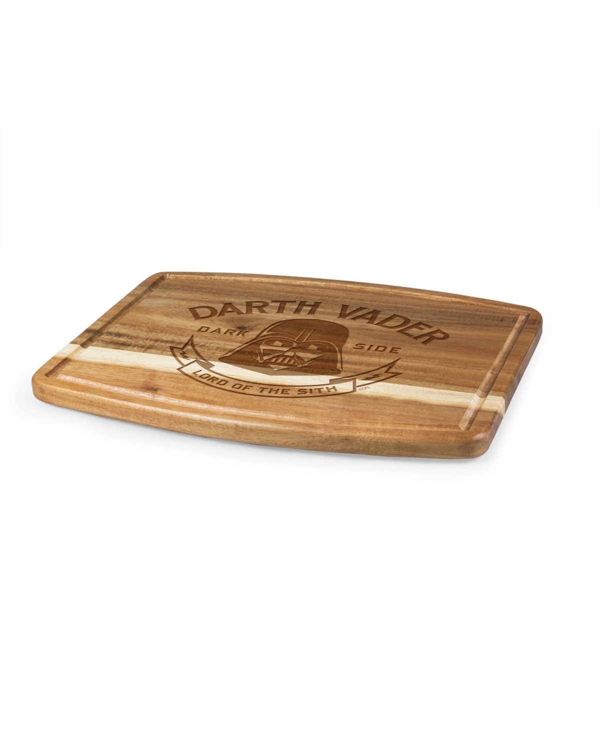 Toscana Star Wars Darth Vader Ovale Acacia Cutting Board In Acacia Wood