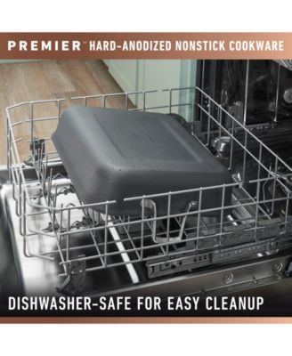 Premier Hard-Anodized Nonstick 16" Roasting Pan with Rack