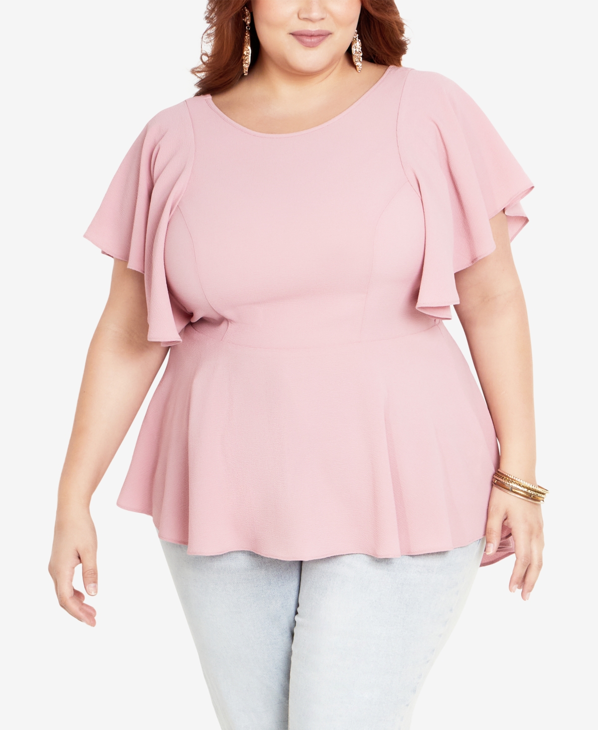 City Chic Women's Romantic Mood Top