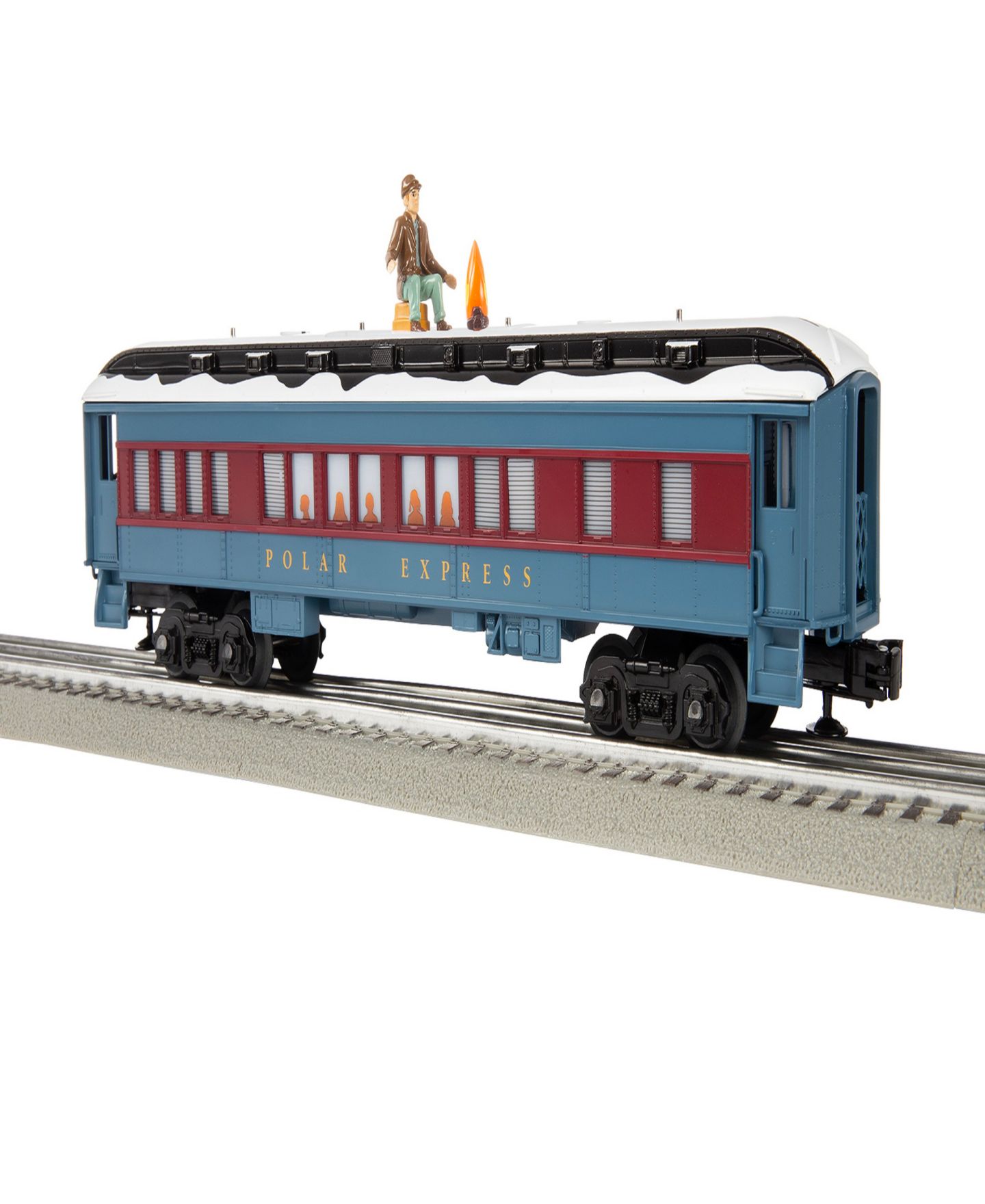 Детские игрушки Lionel O Gauge Polar Express Disappearing Hobo Figure Car — фото 12