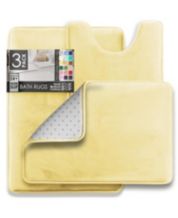 Bath Rug - Yellow, Size 17 x 24, Cotton | The Company Store