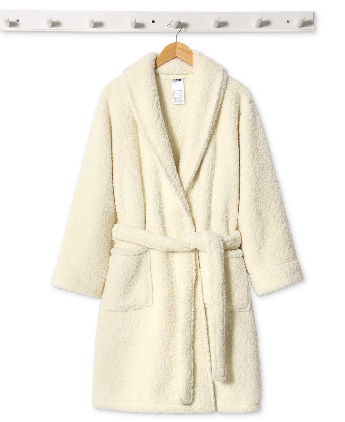 Teddy Robe, Created for Macy's - White
