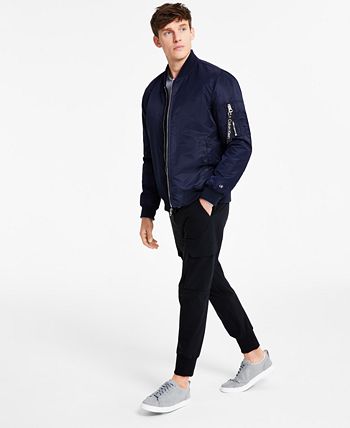 Calvin Klein Men\'s Classic MA-1 Nylon Bomber Jacket - Macy\'s | Übergangsjacken