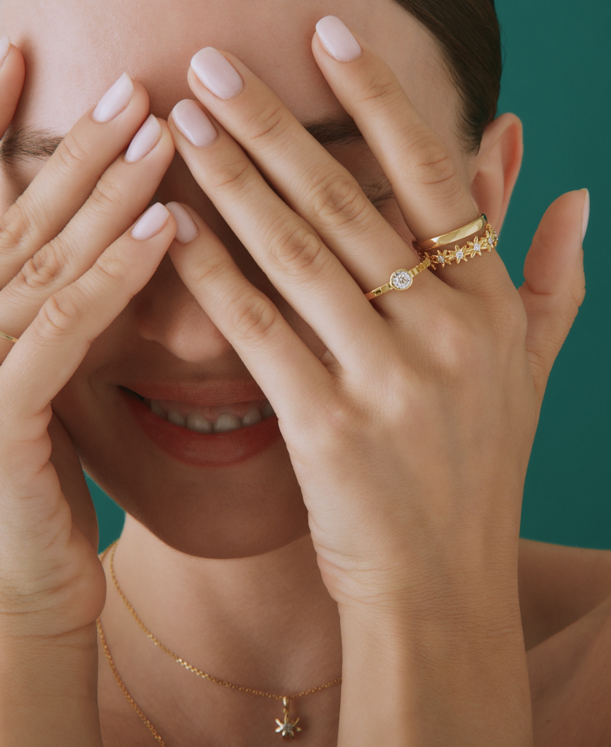 Audrey by Aurate Rounded Band  Created for Macy's - Gold Vermeil