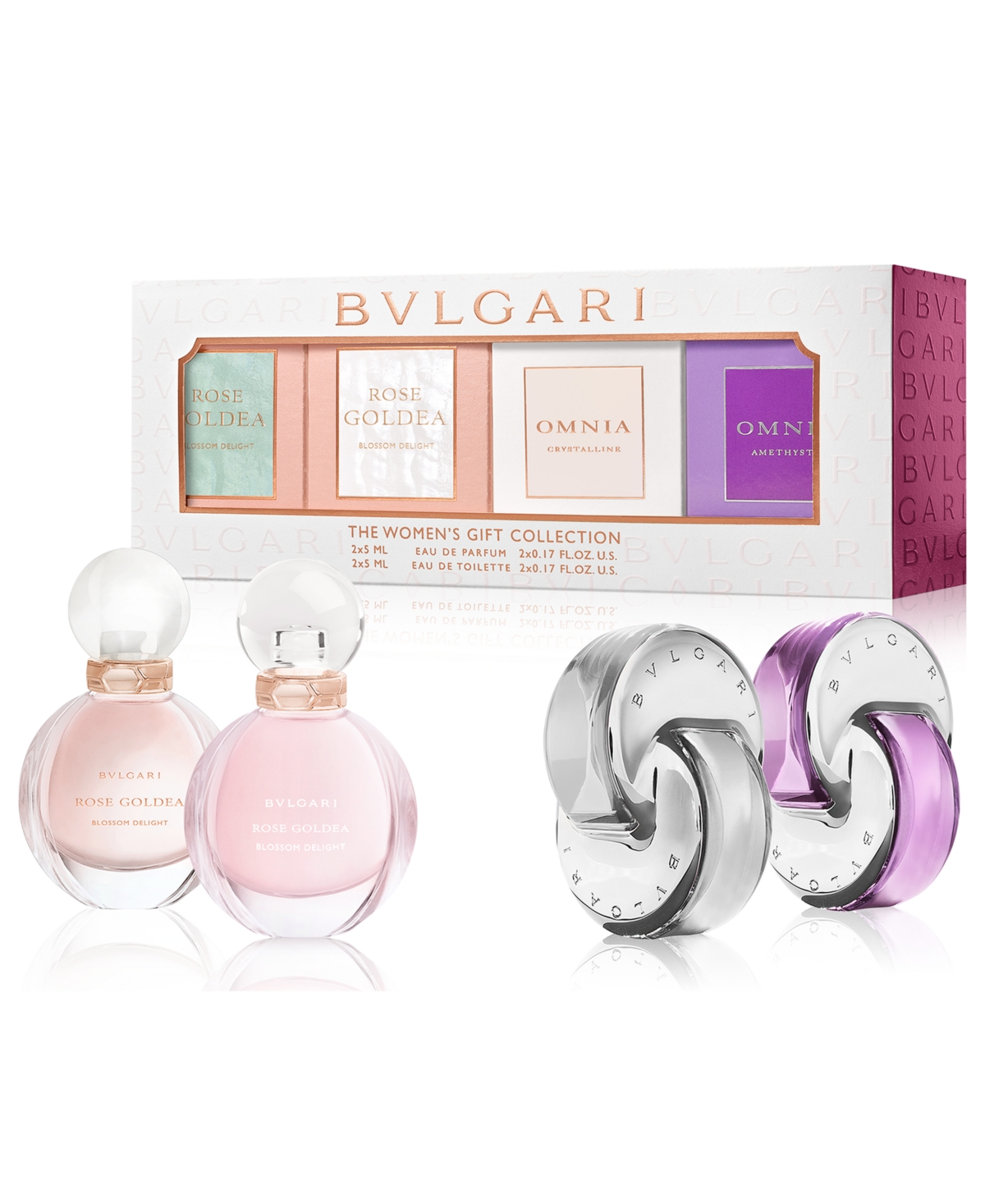 Bvlgari 4-pc. Rose Goldea & Omnia Mini Fragrance Gift Set, Created For Macy's