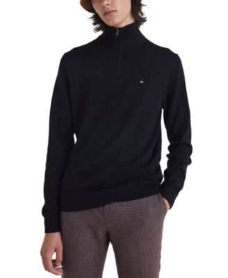 Tommy Hilfiger Men's Regular-Fit Pima Cotton Cashmere Blend 1/4