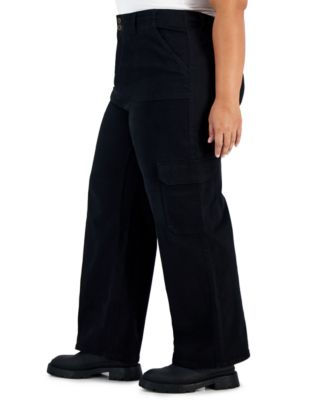 Trendy Plus Size Relaxed-Fit Straight-Leg Cargo Pants
