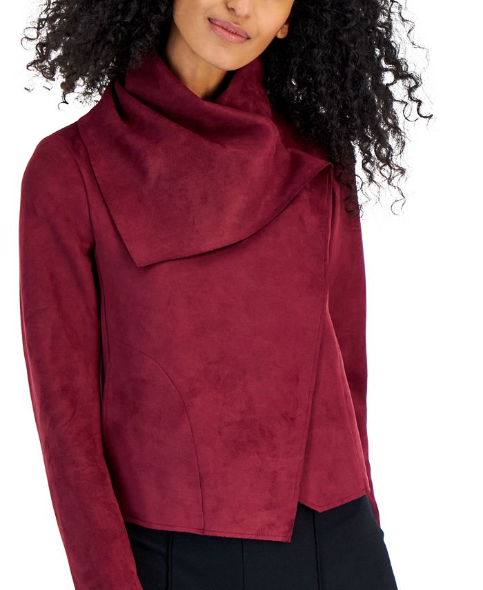 Anne klein asymmetrical jacket best sale