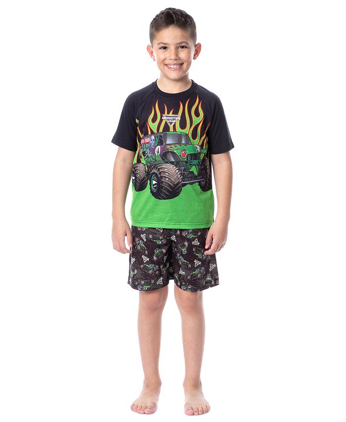 Boys monster truck best sale pajamas
