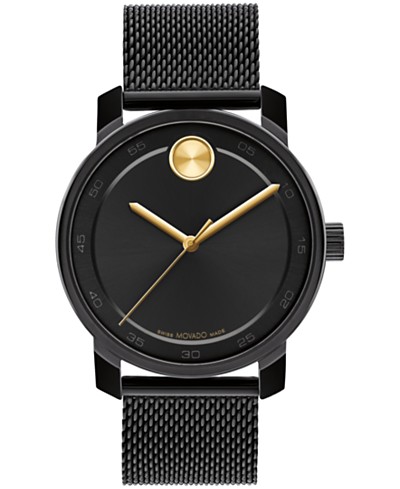 Versace Men's Swiss V-Code Two Tone Bracelet Watch 43mm - Macy's