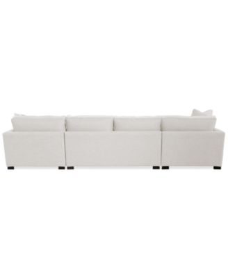 CLOSEOUT! Nightford 146" 3-Pc. Fabric Double Chaise Sectional, Created for Macy's