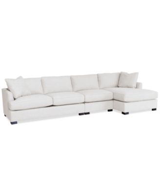 CLOSEOUT! Nightford 146" 3-Pc. Fabric Chaise Sectional, Created for Macy's