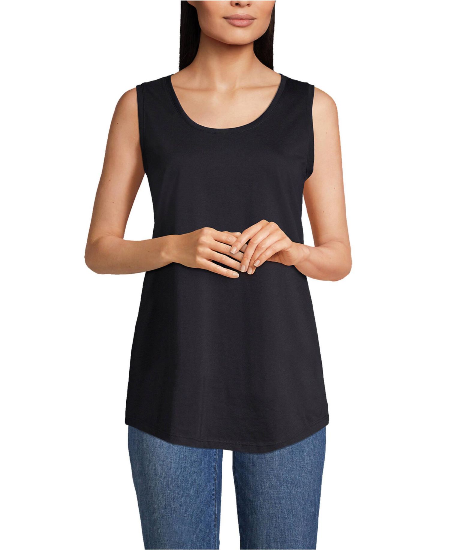 Women's Supima Cotton Tunic Tank Top