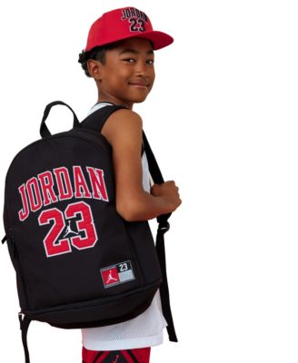Shop Jordan Big Boys Jersey Sleeveless Tank Shorts Hat Backpack In Gym Red