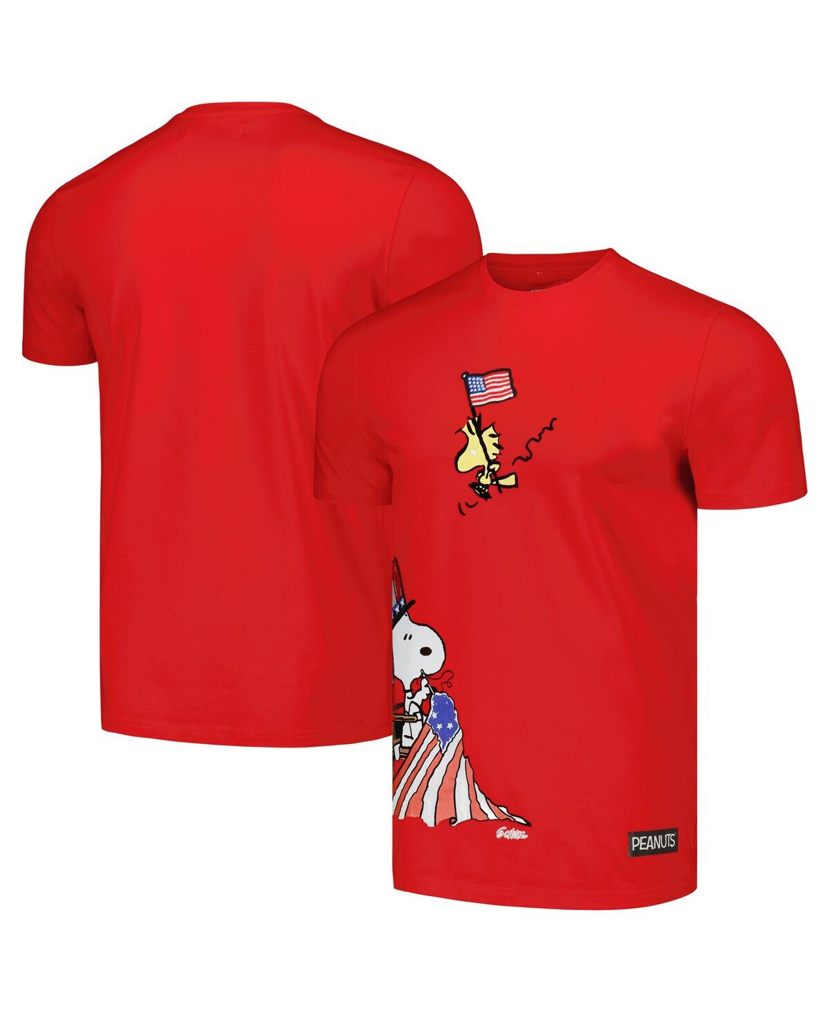 Freeze Max Men's  Red Peanuts July 4th T-shirt