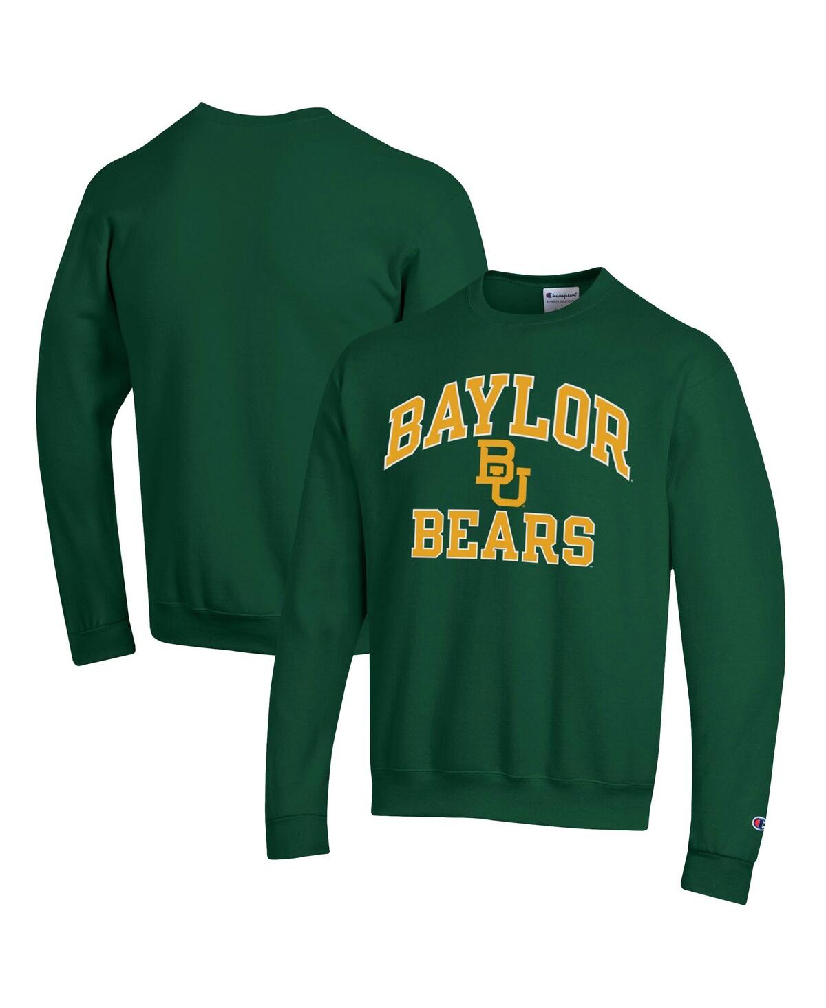 Shop Champion Men's  Green Baylor Bears High Motor Pullover Sweatshirt