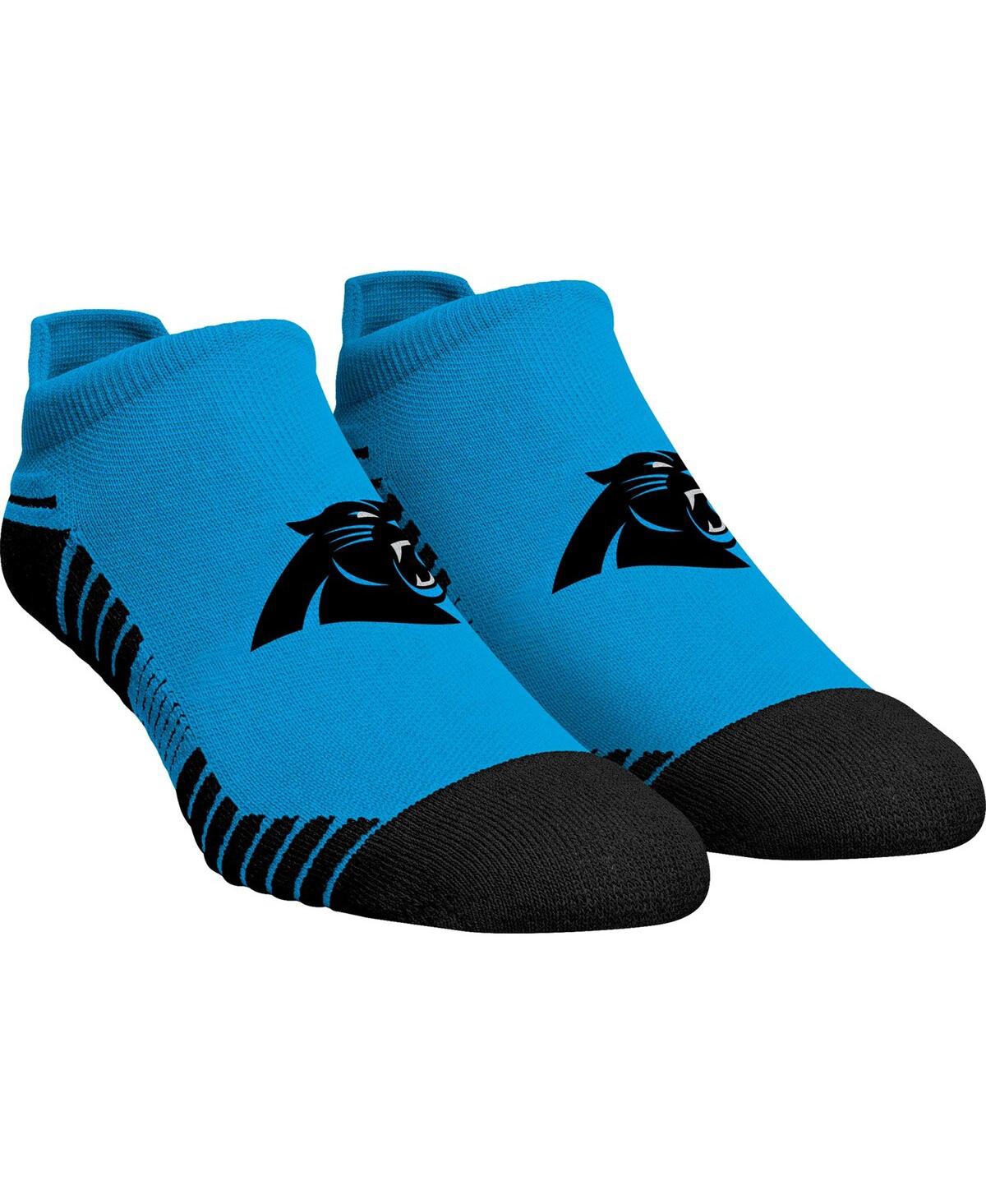 Rock 'em Men's And Women's  Socks Carolina Panthers Hex Ankle Socks In Blue