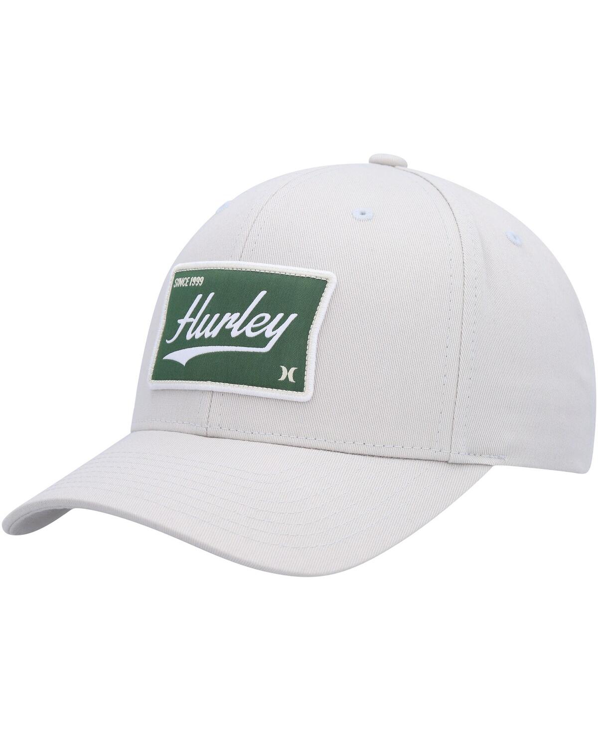 Hurley Men's  Gray Casper Snapback Hat