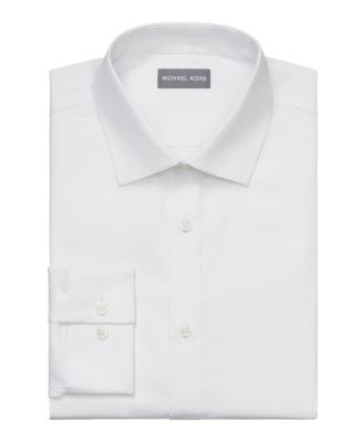 Men's Airsoft Slim Fit Untucked Length Wrinkle Free Stretch Dress Shirt