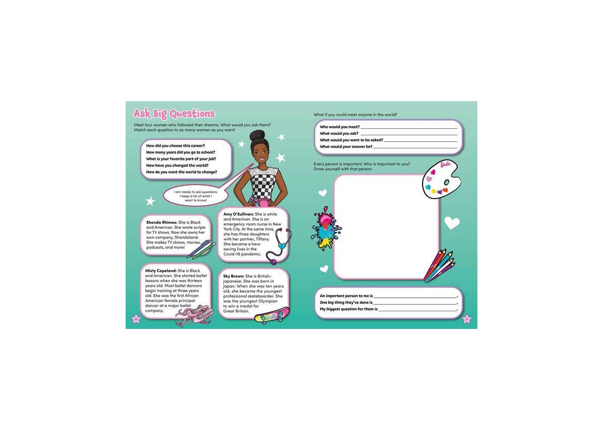Barbie Dream Big Activity Book by Mattel